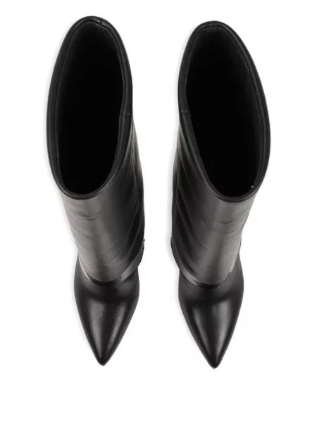 Botine Karl Lagerfeld cu aplicații negru