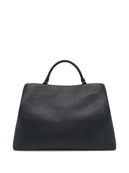 Τσάντα shopper Armani Exchange με αυτόγραφο μαύρο