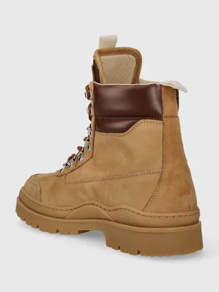 Semišové kotníkové boty Filling Pieces hnědé