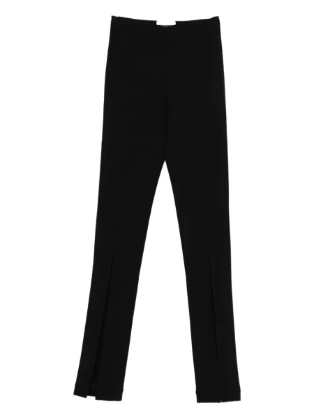 Pantaloni Nensi Dojaka cu crăpătură negru