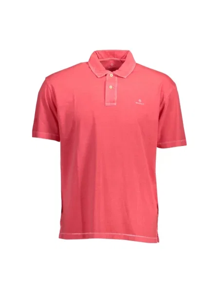 Koszulka polo Gant różowa