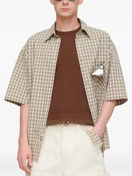 Karirana košulja Nanushka karirani