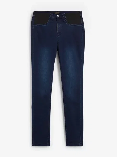 Dżinsy Skinny mid waist ze stretchem niebieskie