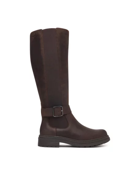 Kozaki Clarks brązowe