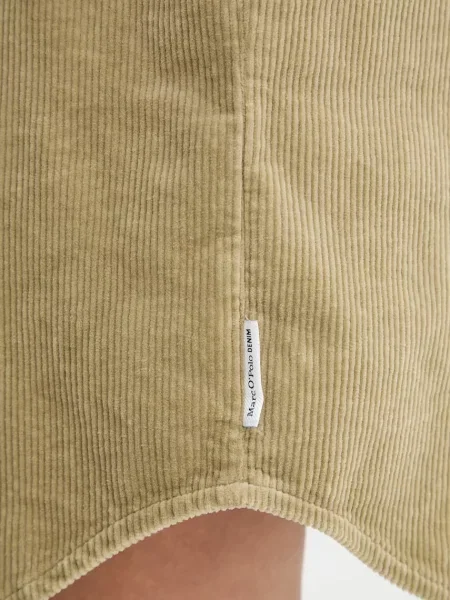 Вельветовое платье мини Marc O'polo зеленое