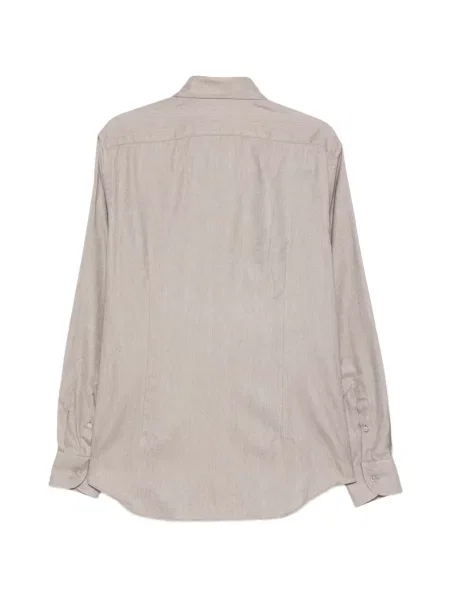 Lung cămașă Corneliani cu model herringbone