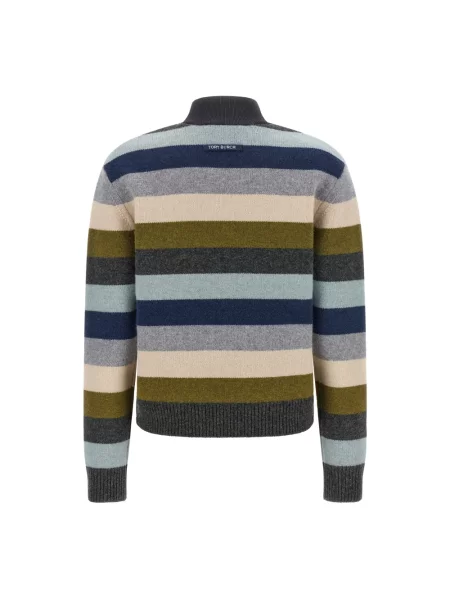 Sweter z golfem Tory Burch wełniany