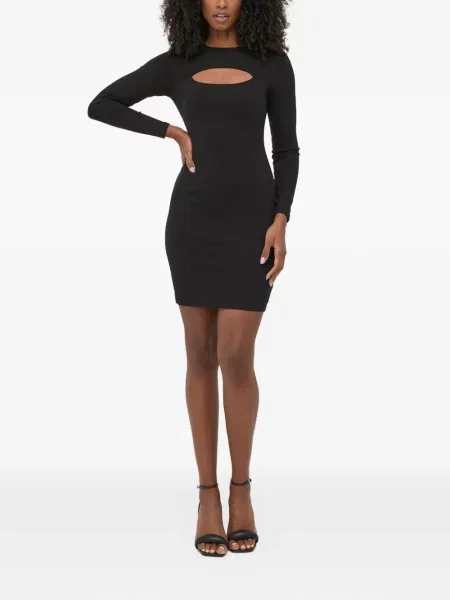 Rochie mini Guess de lână negru