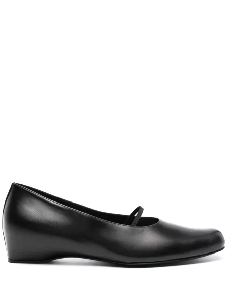 Balerini The Row din piele negru