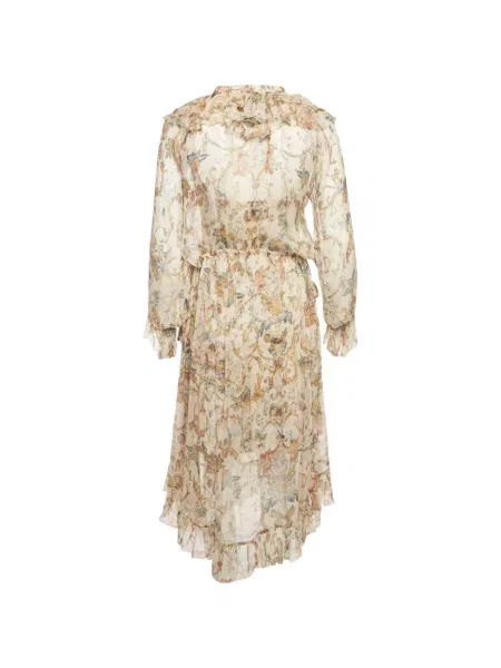 Rochie midi Zimmermann cu model floral cu imagine