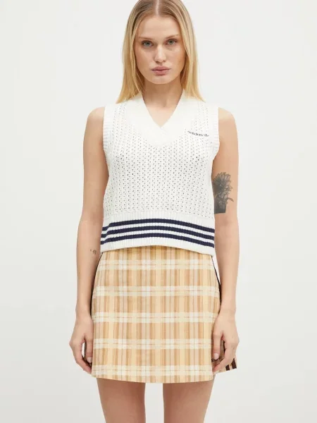 Adidas Originals kamizelka Knit Vest beżowy