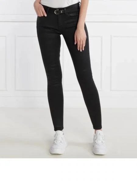 Tommy Hilfiger Blugi FLEX COMO | Skinny fit negru