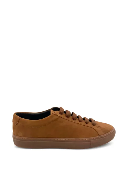 Sneakerși Moorer din piele de căprioară maro