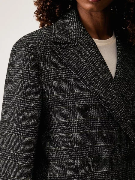 Шерстяной двубортный пиджак Weekend Max Mara