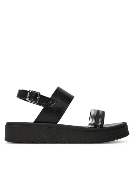 Calvin Klein Jeans Sandali S črna