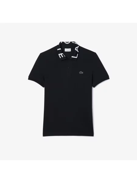 Поло Lacoste черное
