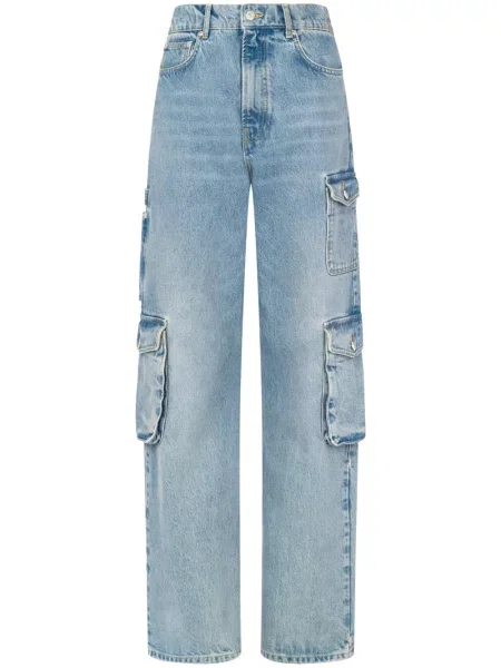 Proste jeansy Moschino Jeans niebieskie