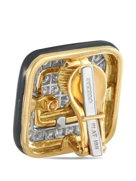 Diamant cercei David Webb auriu