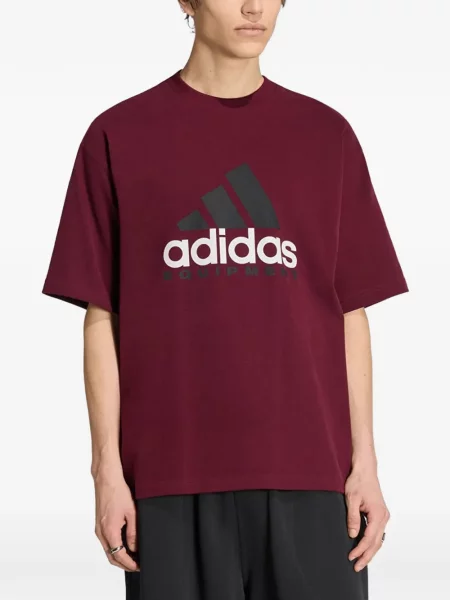 Tricou Adidas cu model camuflaj alergare din dantelă negru