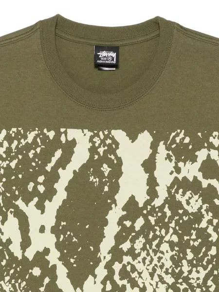 Tricou Stüssy cu imagine verde