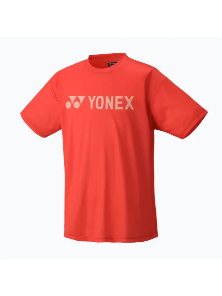 Тениска за тенис YONEX Practice pearl red червено