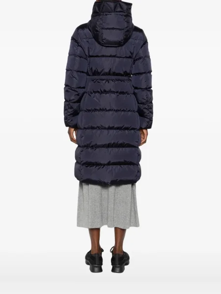 Palton Moncler cu glugă albastru