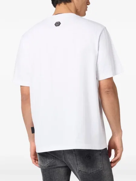 Tricou Philipp Plein alb