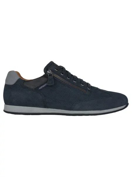 Sneakersy Mephisto skórzane niebieskie