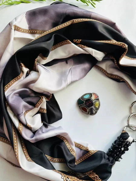 MyScarf Basic Хустка Мультиколор Шовк