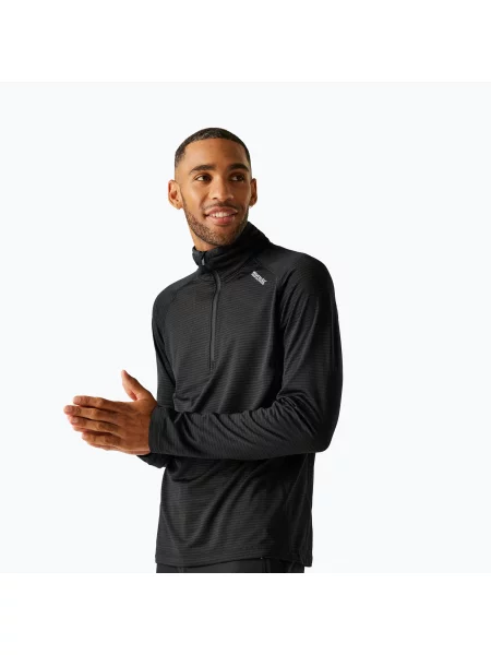 Hanorac din fleece Regatta din fleece negru
