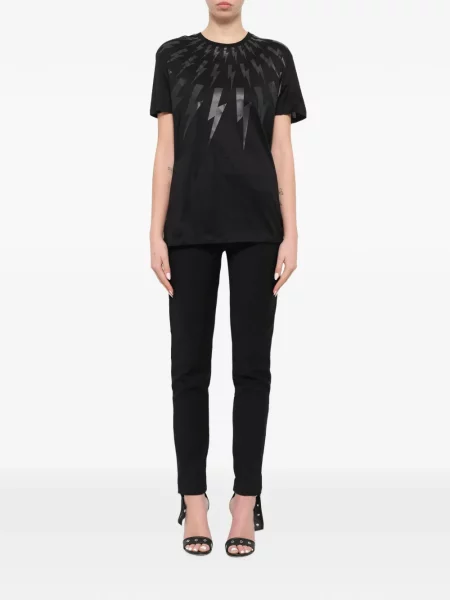 Tricou Neil Barrett cu imagine negru