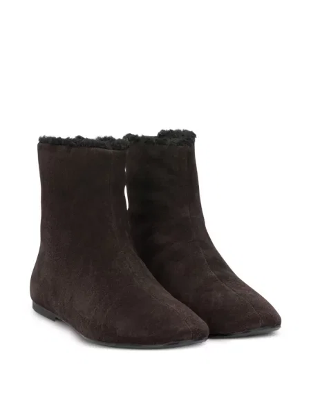 Botine Strategia Shoes din piele de căprioară maro