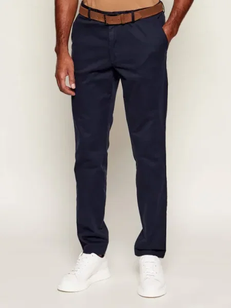 BOSS BLACK Pantaloni chino | stretch negru