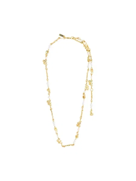 Pilgrim Verižica zlata / biserno bela