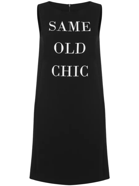 Rochie Moschino cu broderie de costum negru