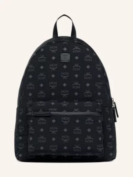 Mcm Batoh Stark Medium / tmavě šedá černá