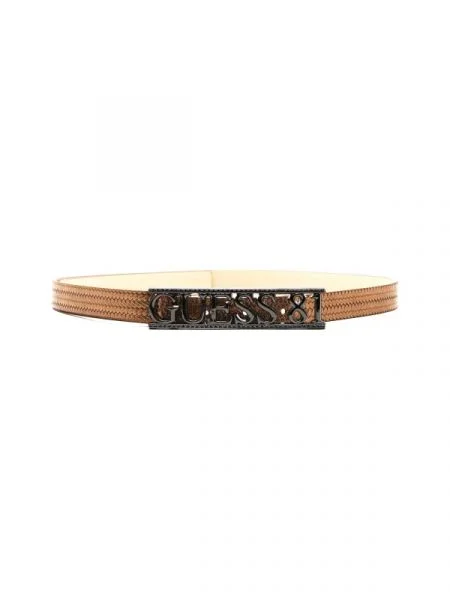 GUESS ELLY cu adaos de piele auriu