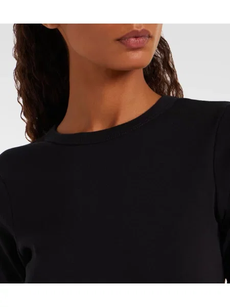 Tricou Leset din jerseu negru