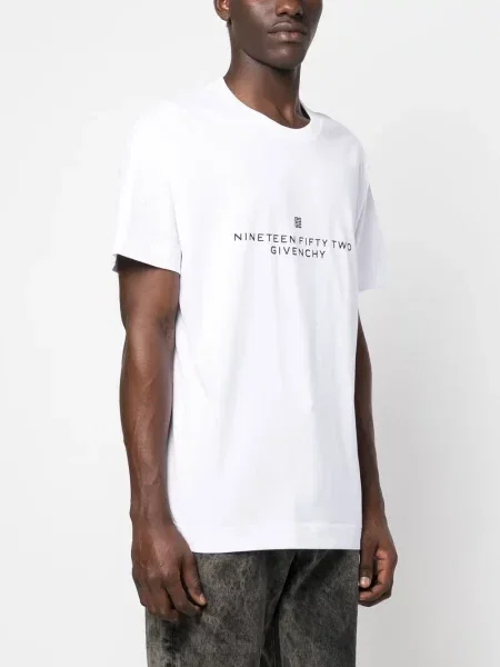 Tricou Givenchy cu imagine alb