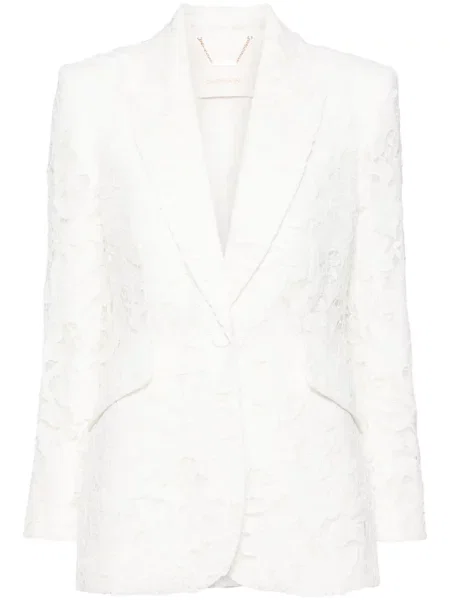 Sacou Zimmermann din dantelă alb