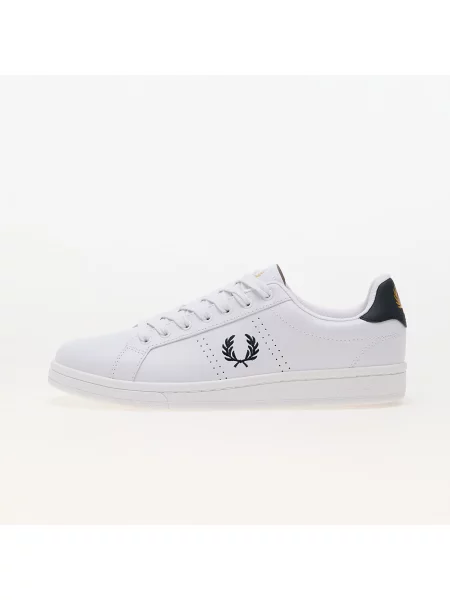 Кожени маратонки Fred Perry бяло