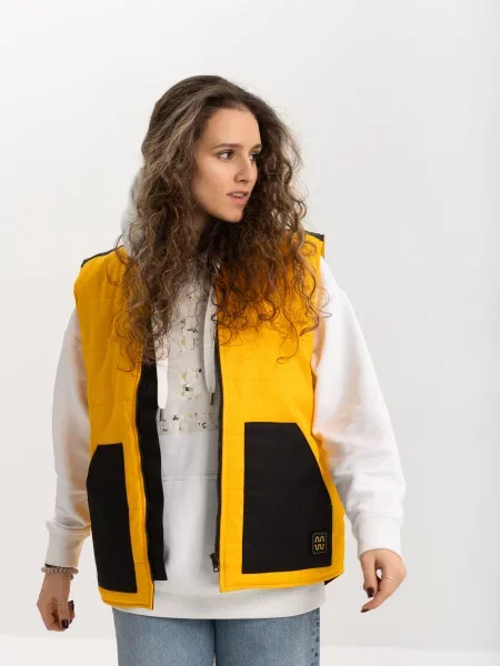 Жилет з утеплювачем HAUBERT жовтий