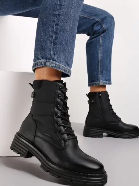 Botine Inny grunge negru