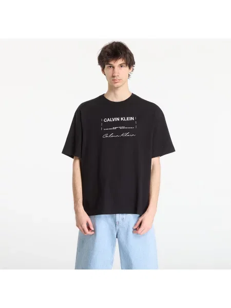 Tričko Calvin Klein Jeans April Graphic Se Tee Black S černé