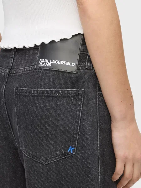 Прямые джинсы Karl Lagerfeld Jeans черные