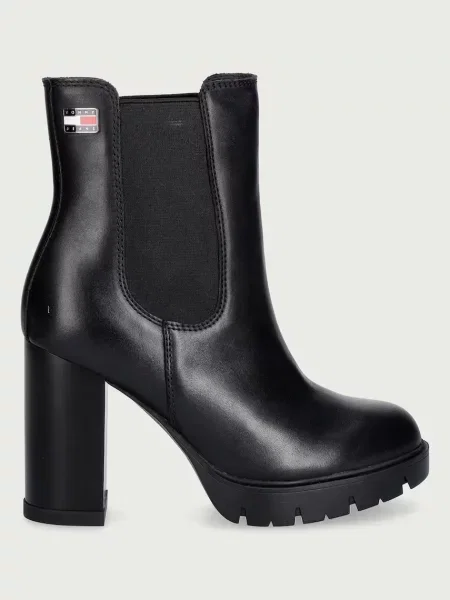 Ботуши Tommy Jeans черно