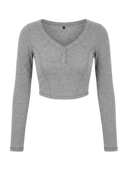 Trendyol Tricou amestecat gri