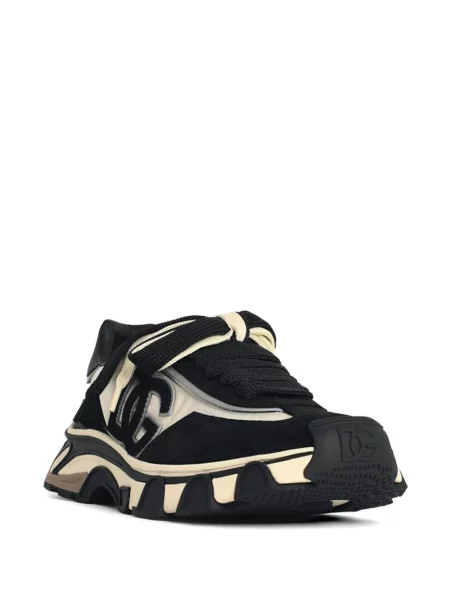 Sneakerși Dolce & Gabbana Airmaster cu autograf negru