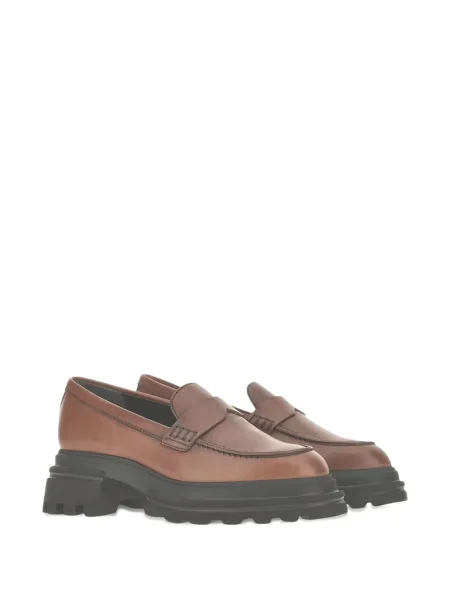 Pantofi loafer Hogan din piele maro