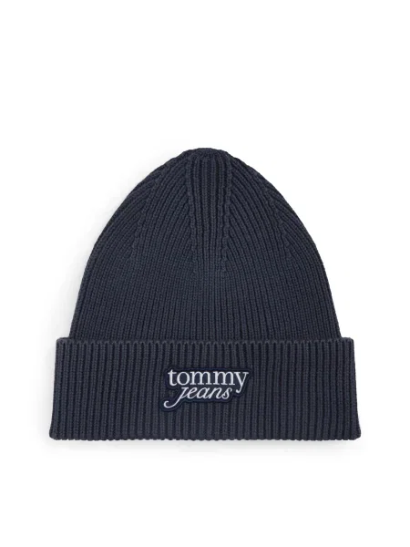 Tommy Jeans Căciulă bleumarin alb